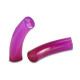 Acryl tube kraal 33x8mm Purple